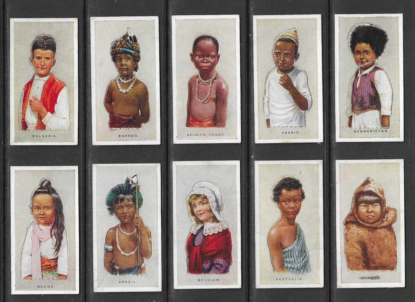 Wills 1925 CHILDREN OF ALL NATIONS set cigarette cards (CH2)