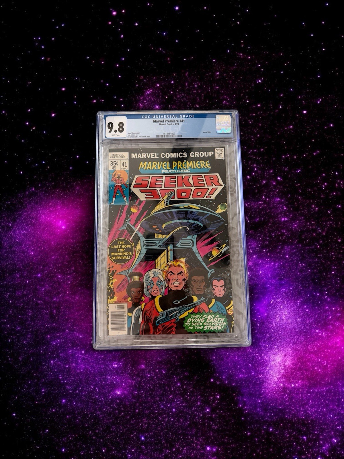 CGC 9.8 Graded Marvel Premiere #41 Seeker 3000 1978 Marvel Comics Golden
