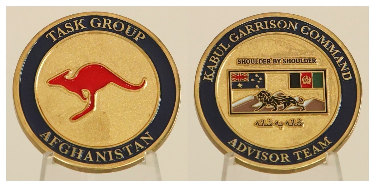Australian Task Group Afghanistan Kabul Garrison Advisor Challenge Coin 4#C