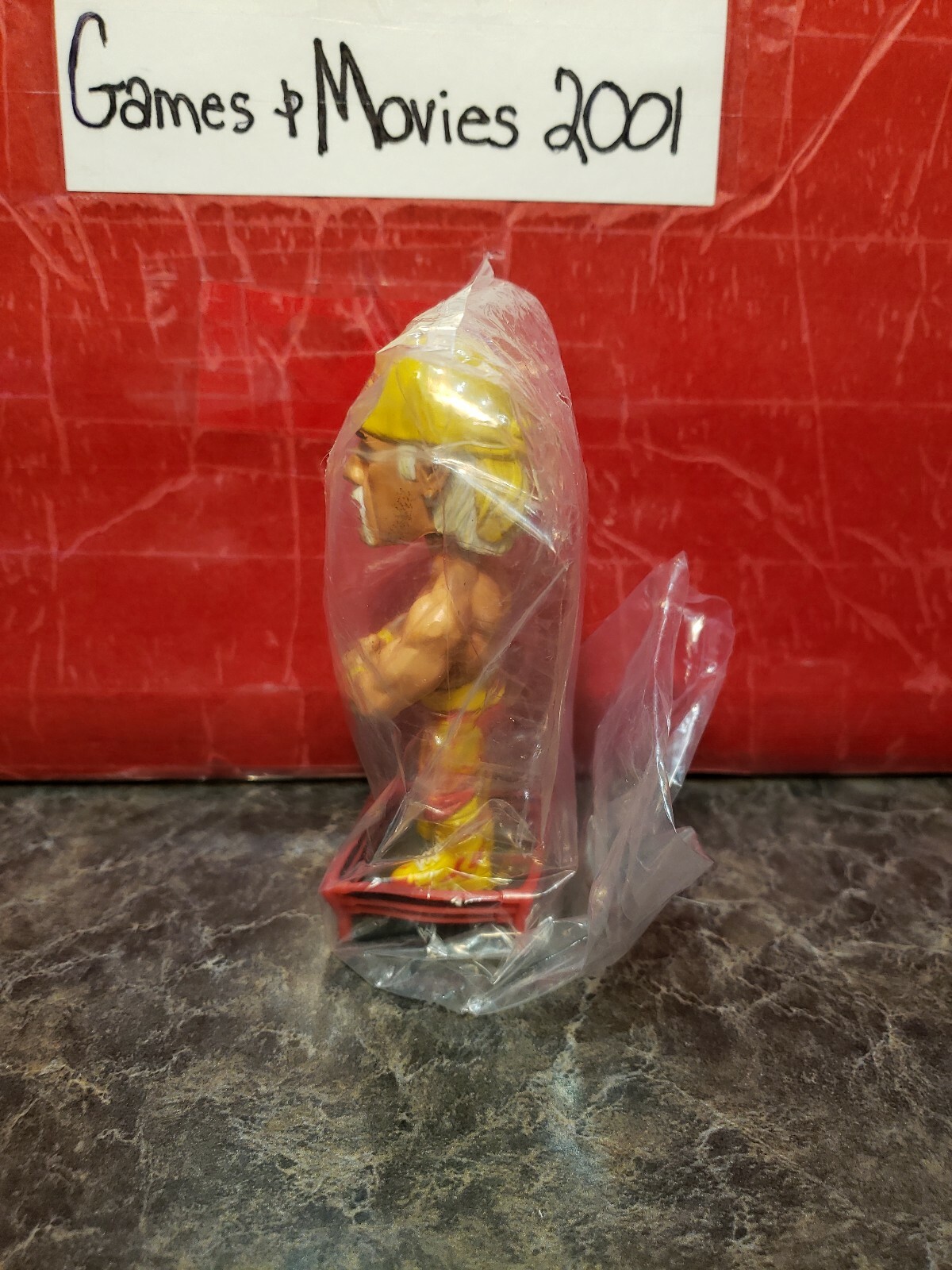 Hulk Hogan WWF WWE Mini Bobblehead