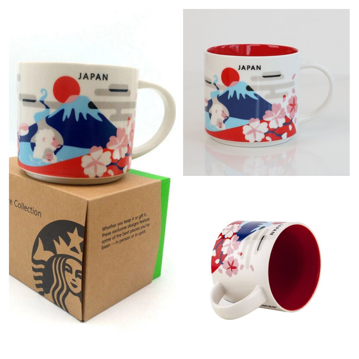 Starbucks “You Are Here” 14oz Japan Mount Fuji Mug – City Collector’s Edition