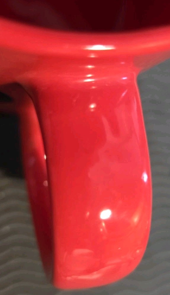 Disney Mickey Mouse Red Ceramic Mug 5329 Whimsical See Photos