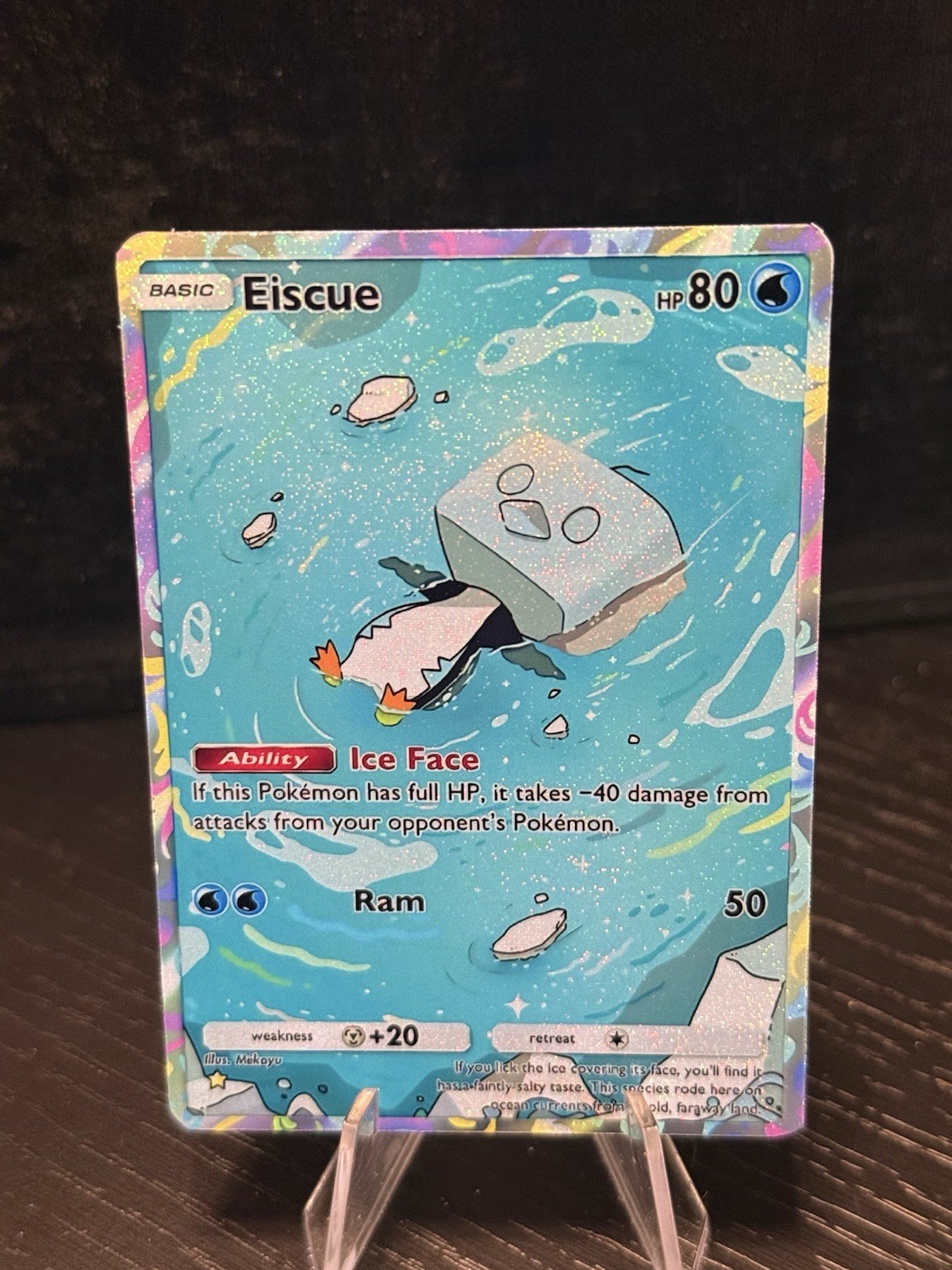 Eiscue – Holo Fan Card Pokemon TCG Pocket Art | Mega Rising (b1)