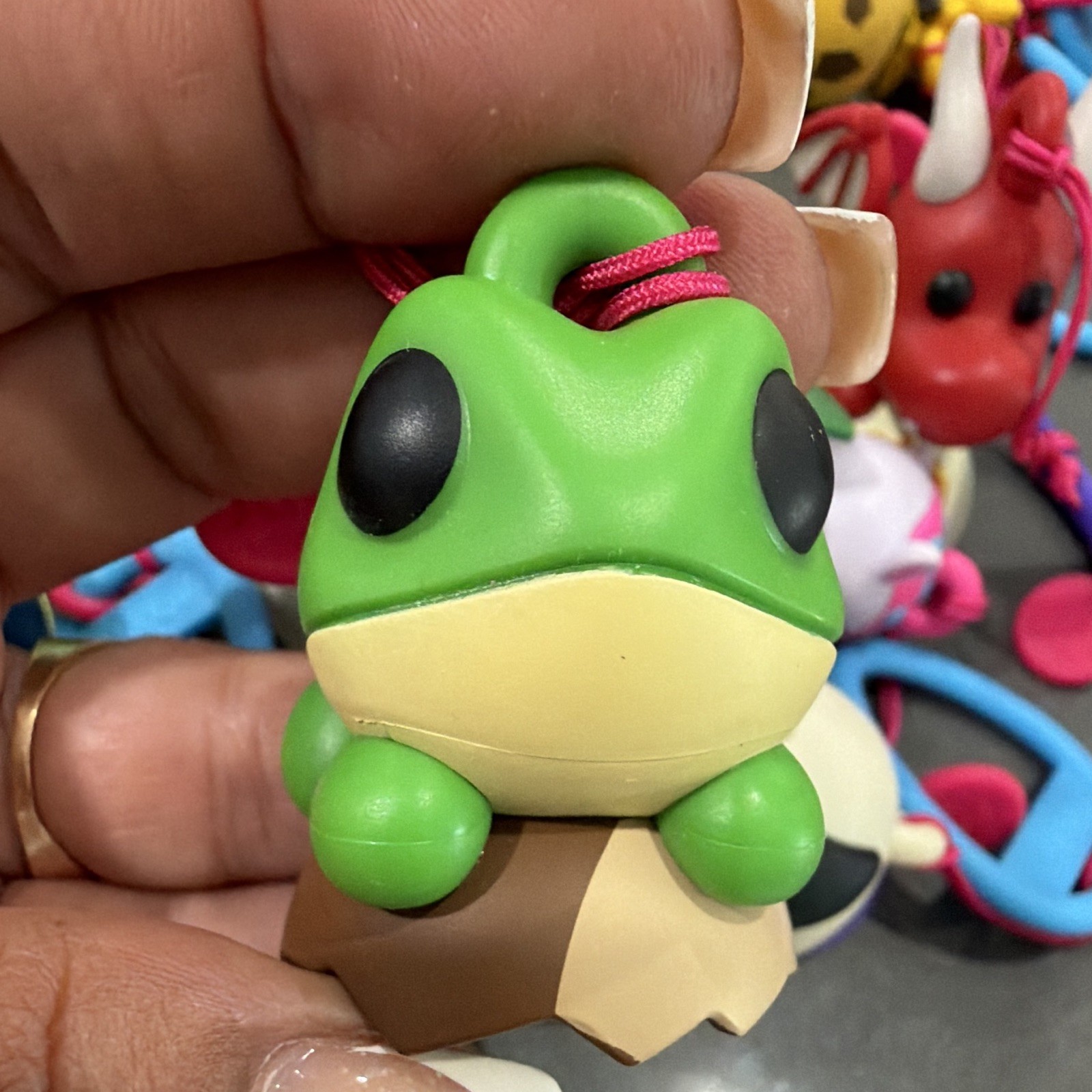 Adopt me!!! 2024 Multicolor Plastic Mini Animal Keychain Lot