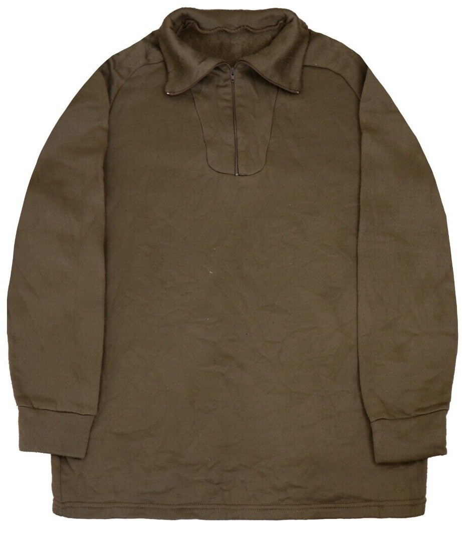 Large – US Military Coyote Brown Cold Weather Polypropylene Undershirt Fleece