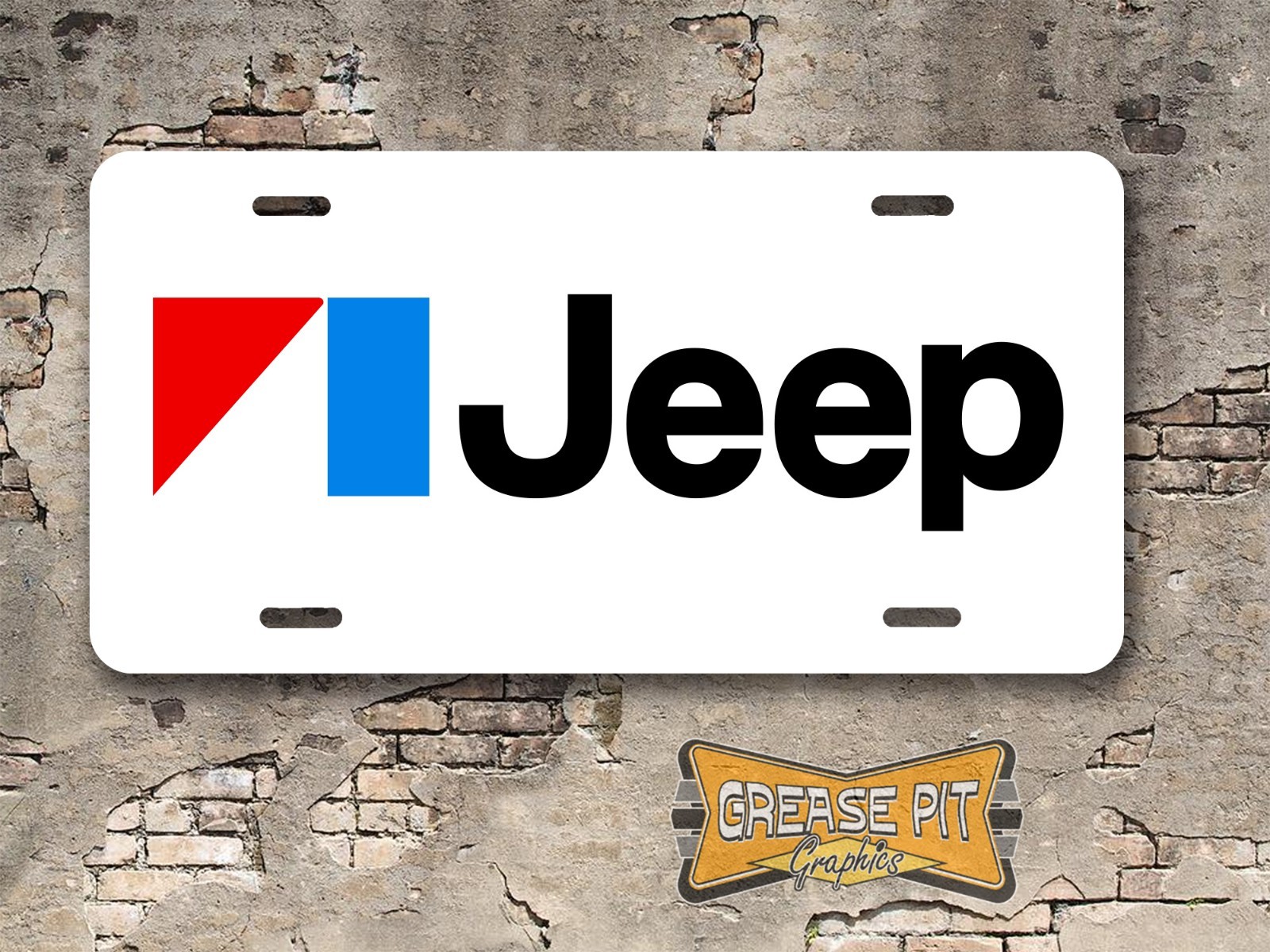 AMC Jeep Novelty License Plate – Choose Color