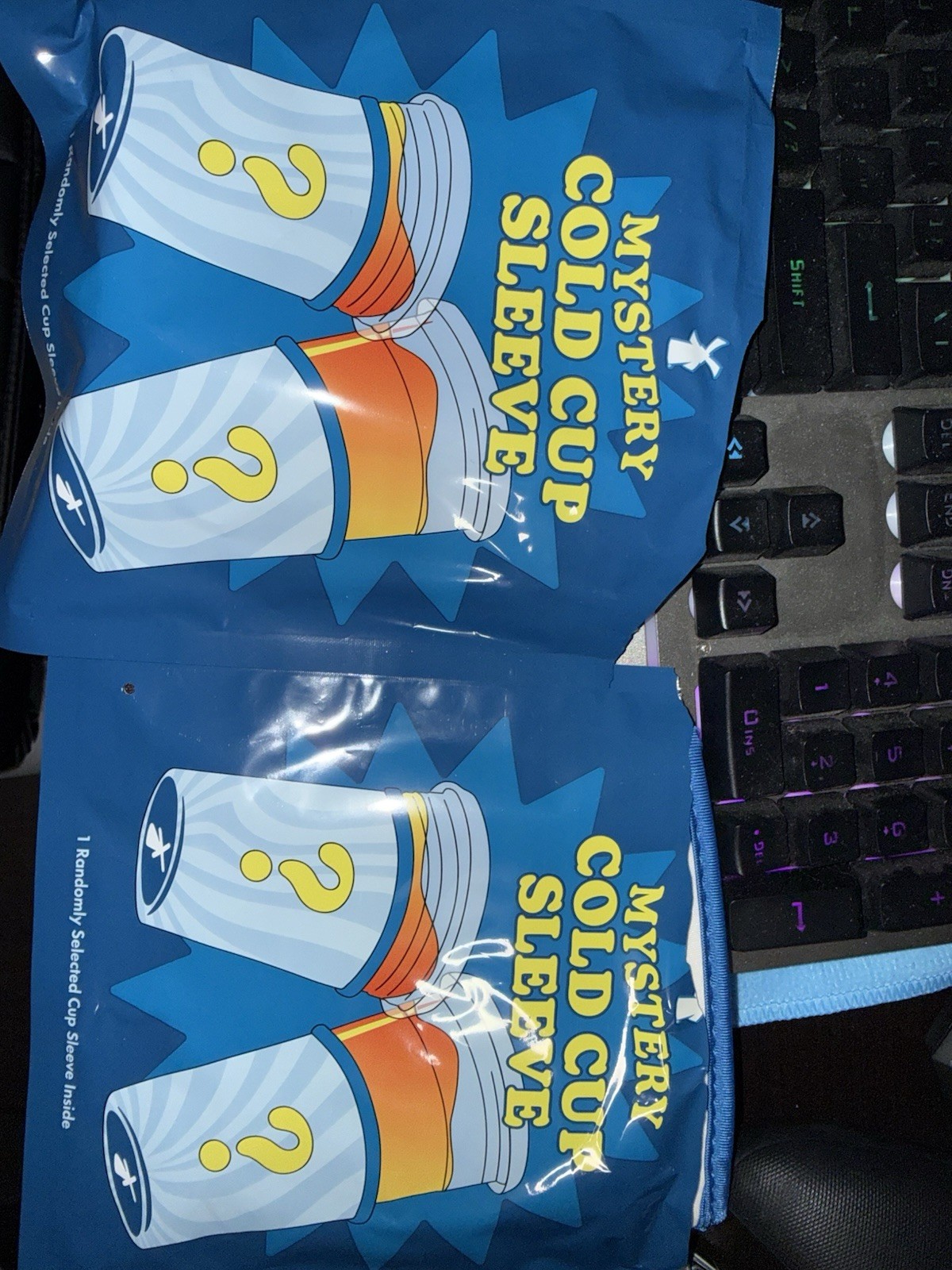 Dutch Bros Coffee July 16 2026 Mystery Cold Cup Sleeve Lot Of 2