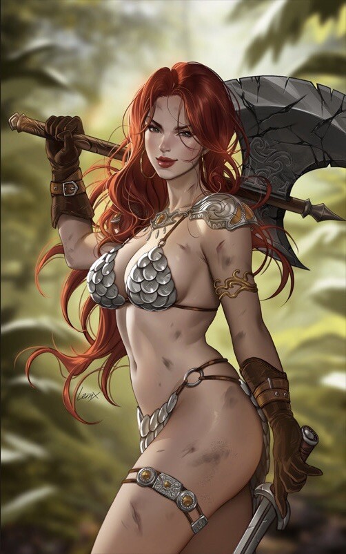 🔥 RED SONJA DEATH & THE DEVIL 1 LESLEY LEIRIX LI 616 Virgin Variant Set LTD 500