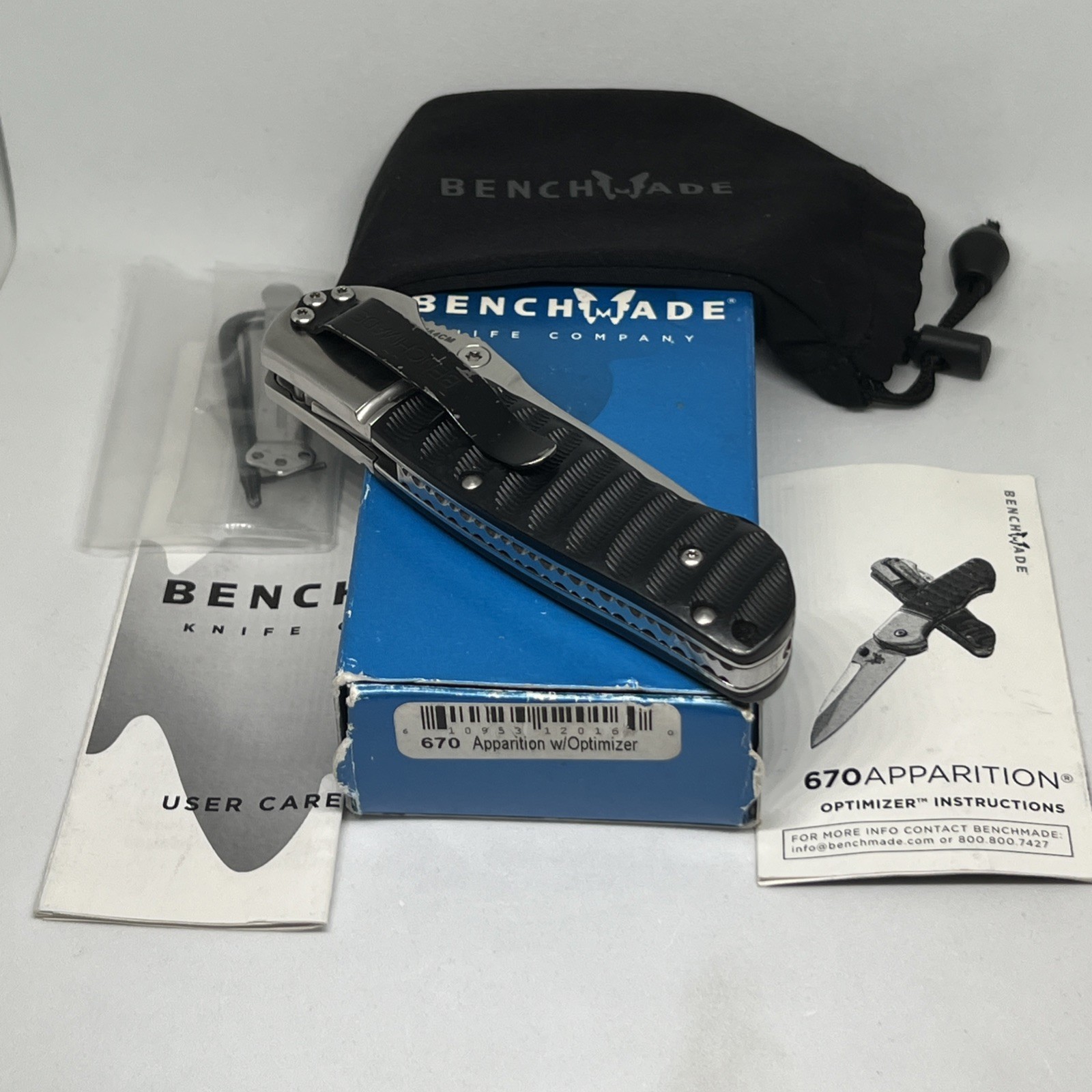 Benchmade 670 APPARITION w/Optimizer Pocket Knife