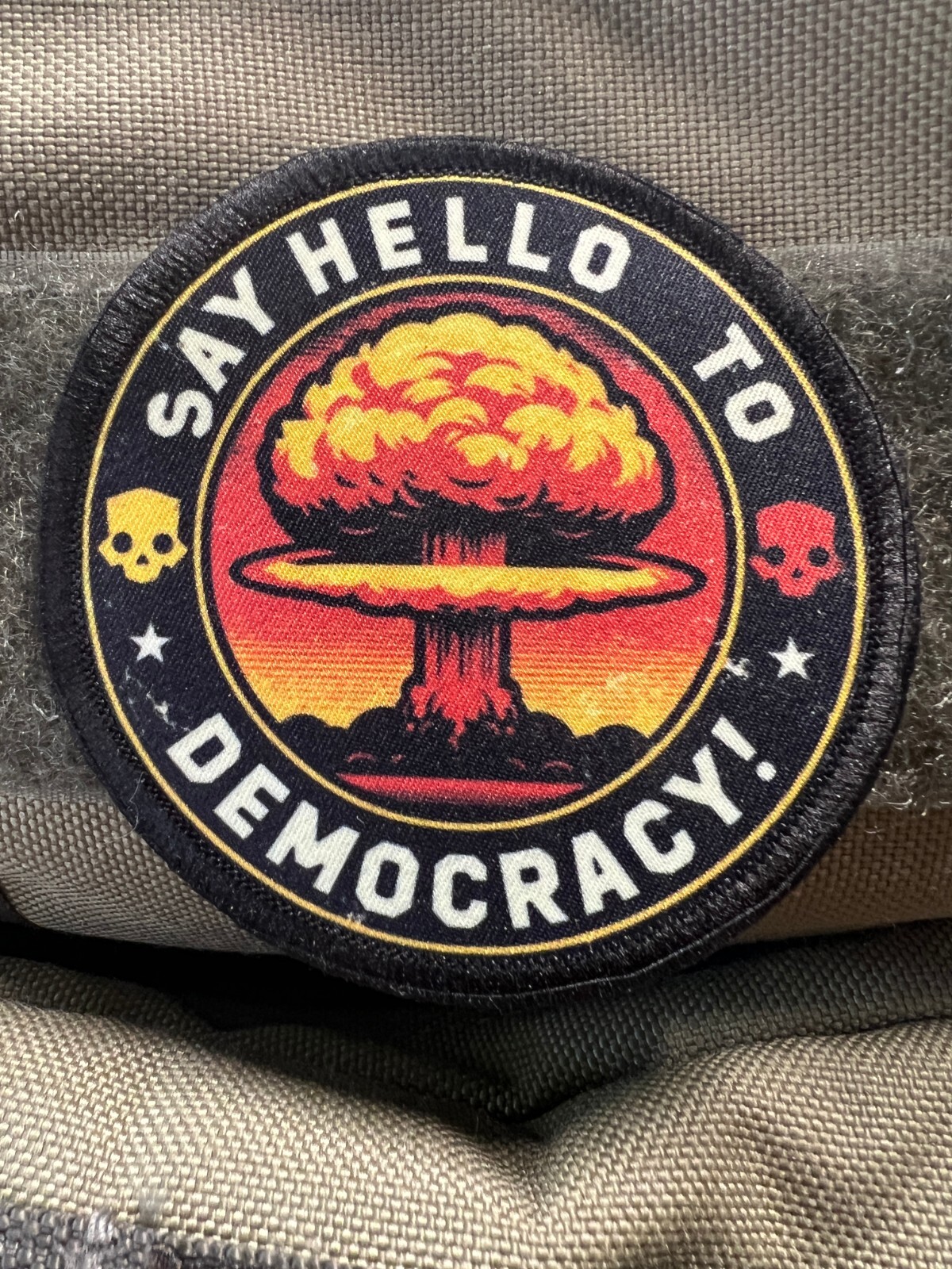 Deadpool Movie OUCHIE Morale Patch Tactical ARMY Hook Military USA Badge Flag