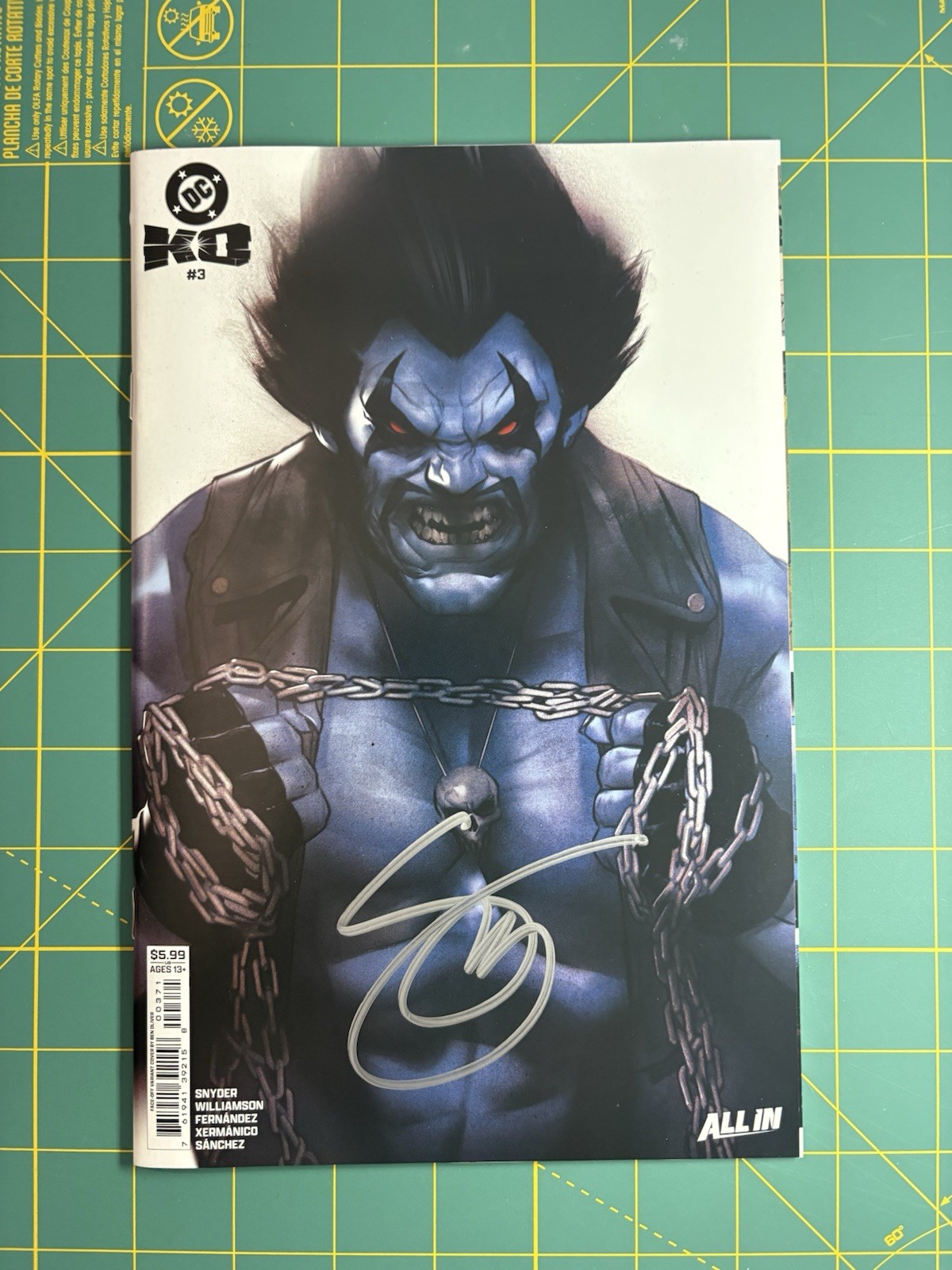 DC KO #3 SIGNED by Scott Snyder Absolute Batman LOBO