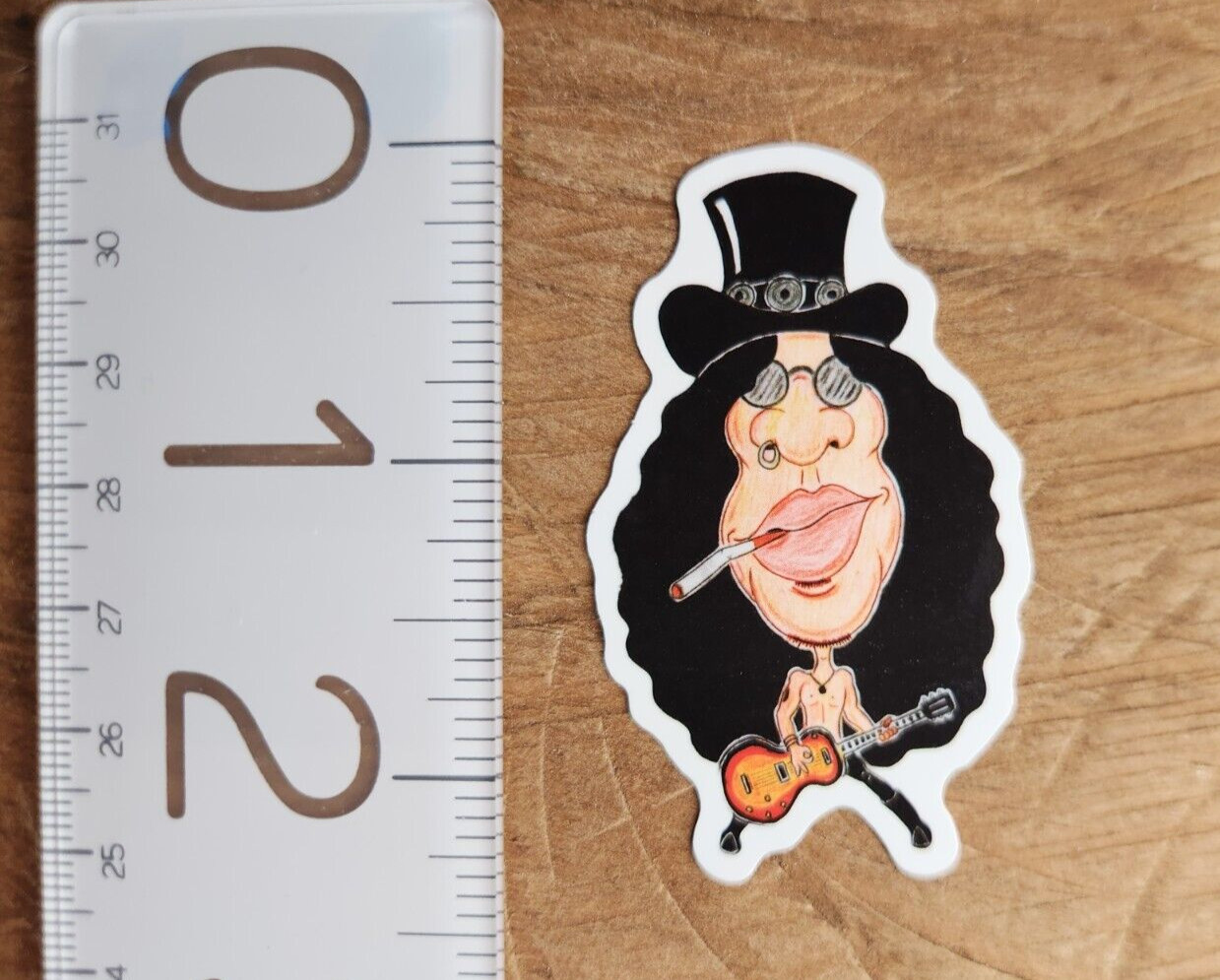 GUNS N ROSES STICKER Retro SLASH Sticker GUNS N’ ROSES Rock Music 80s 90s MTV