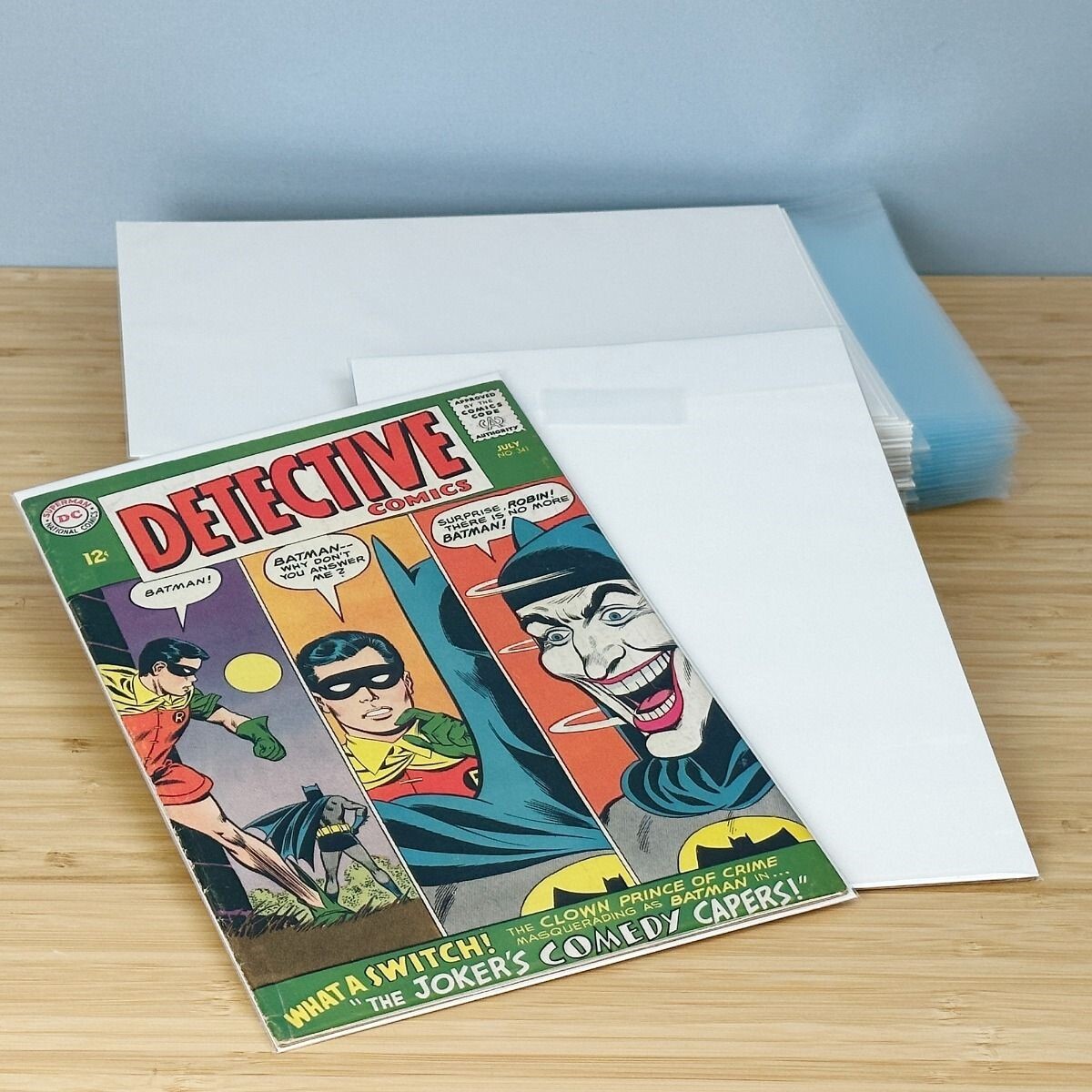 BCW Silver Comic Premade Bags + Back Boards 50 2 Mil Acid Free 24 PT Long Term