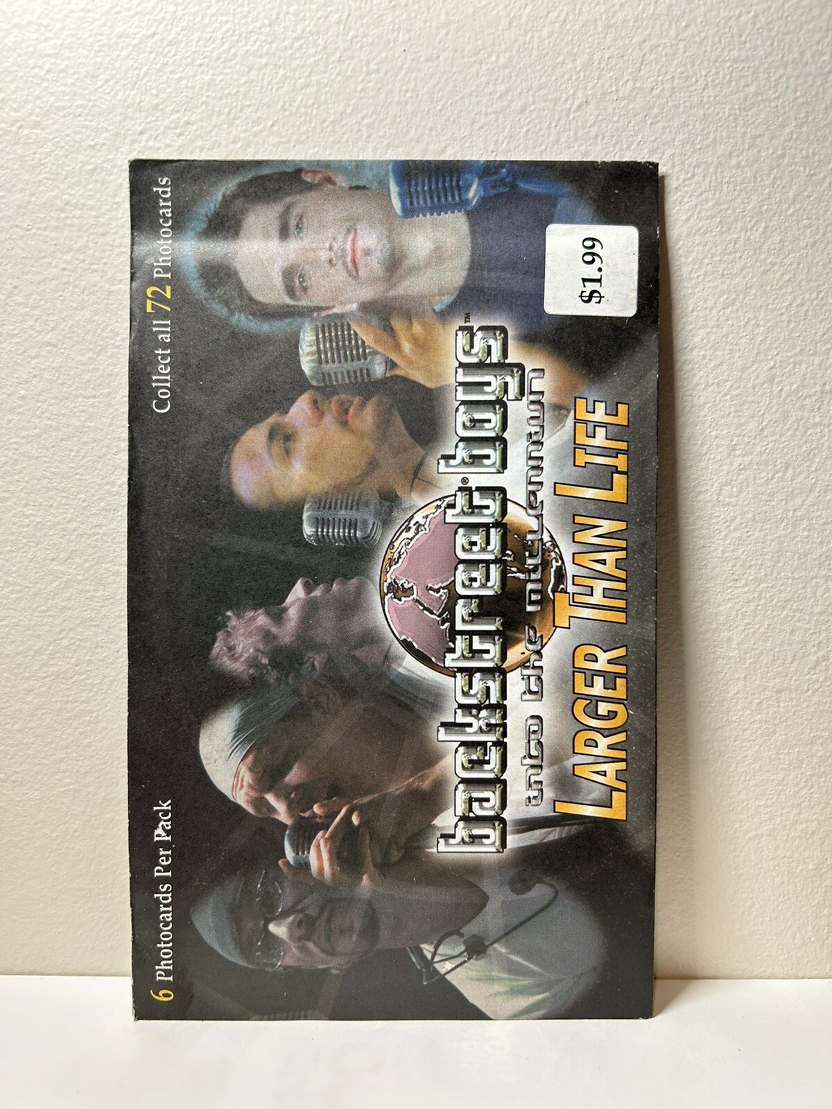 2000 Panini Backstreet Boys – Larger Than Life Official Photocards Pack – Sealed