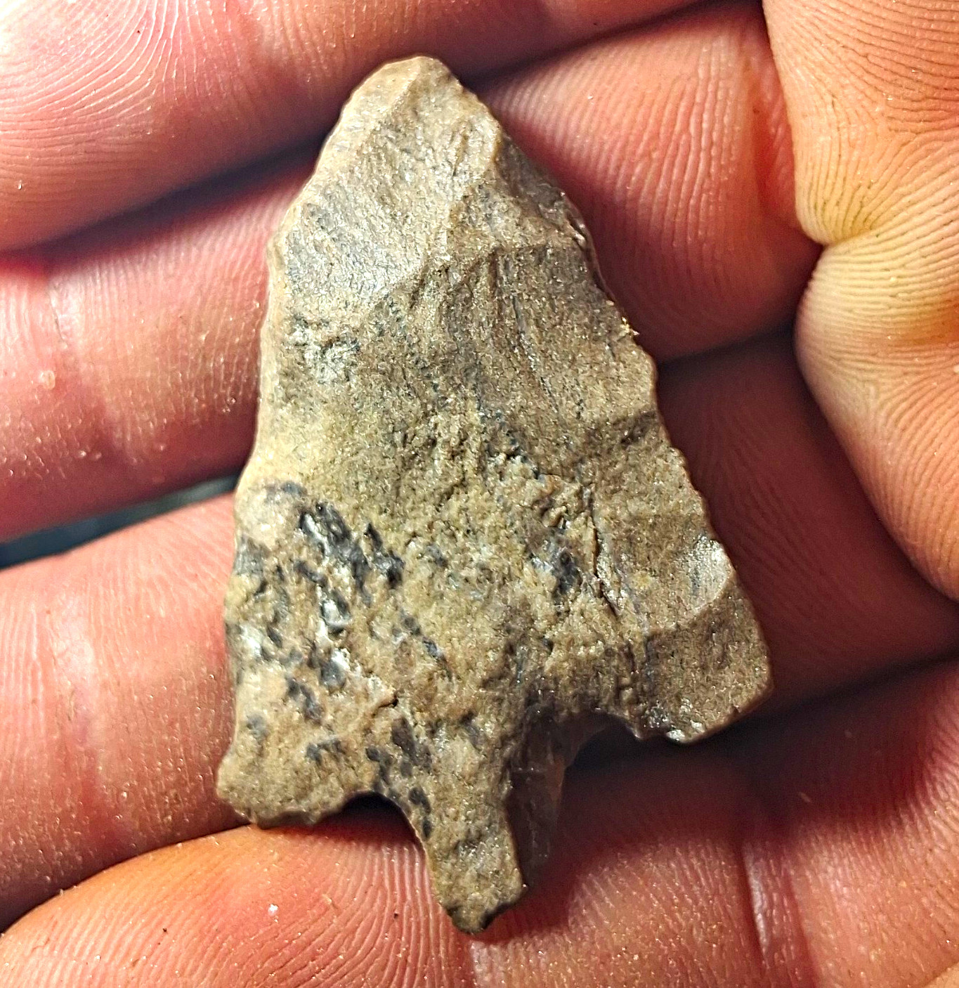 Knapped Stone Projectile Point / Arrowhead – Ownership History Not Available