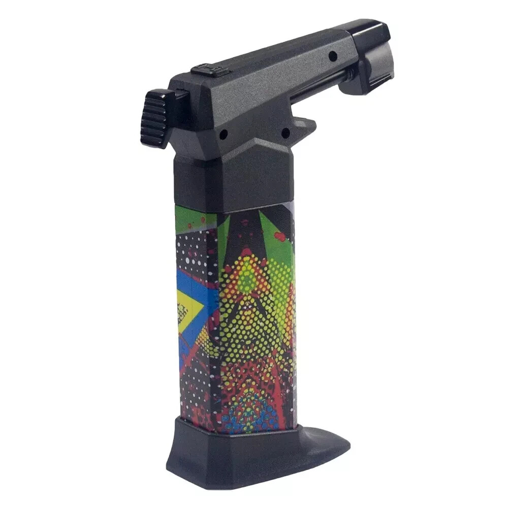 Big Jet Torch Table Lighter Butane Refillable 1300°C/2500°F w/ Ever Tech Box GT