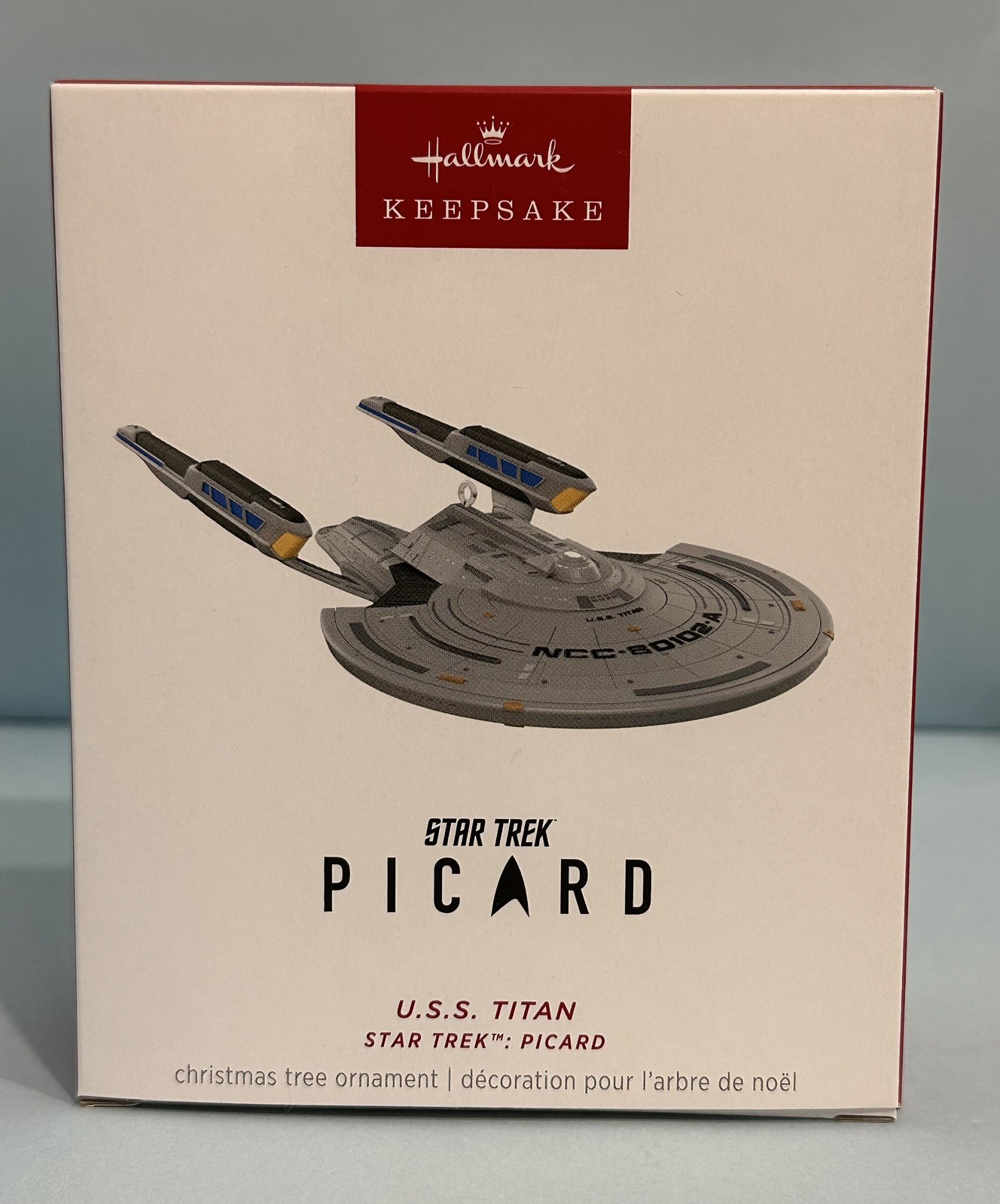 2025 Hallmark Star Trek Picard U.S.S. Titan Keepsake Ornament New In Box