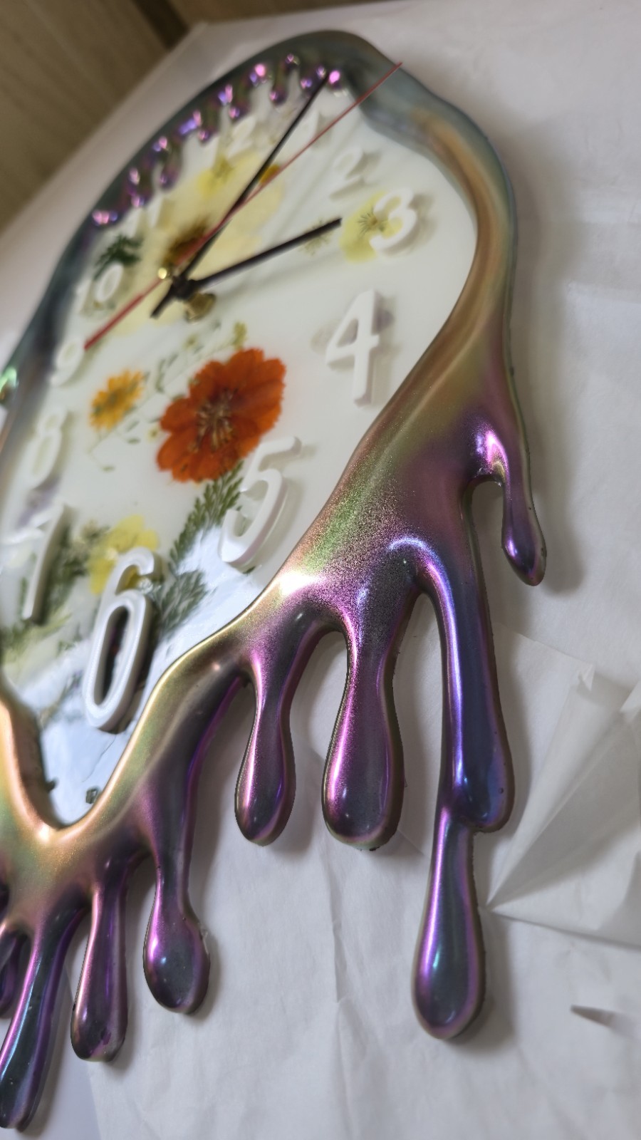 Handmade Melting Clock