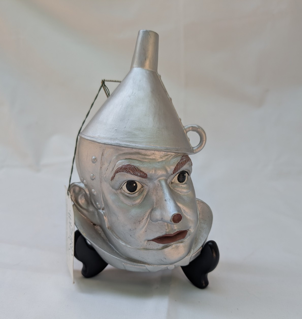 Vtg 1995 Silvestri Wizard of Oz Tin Man Mask Wall Plaque Hanging Decoration Tag
