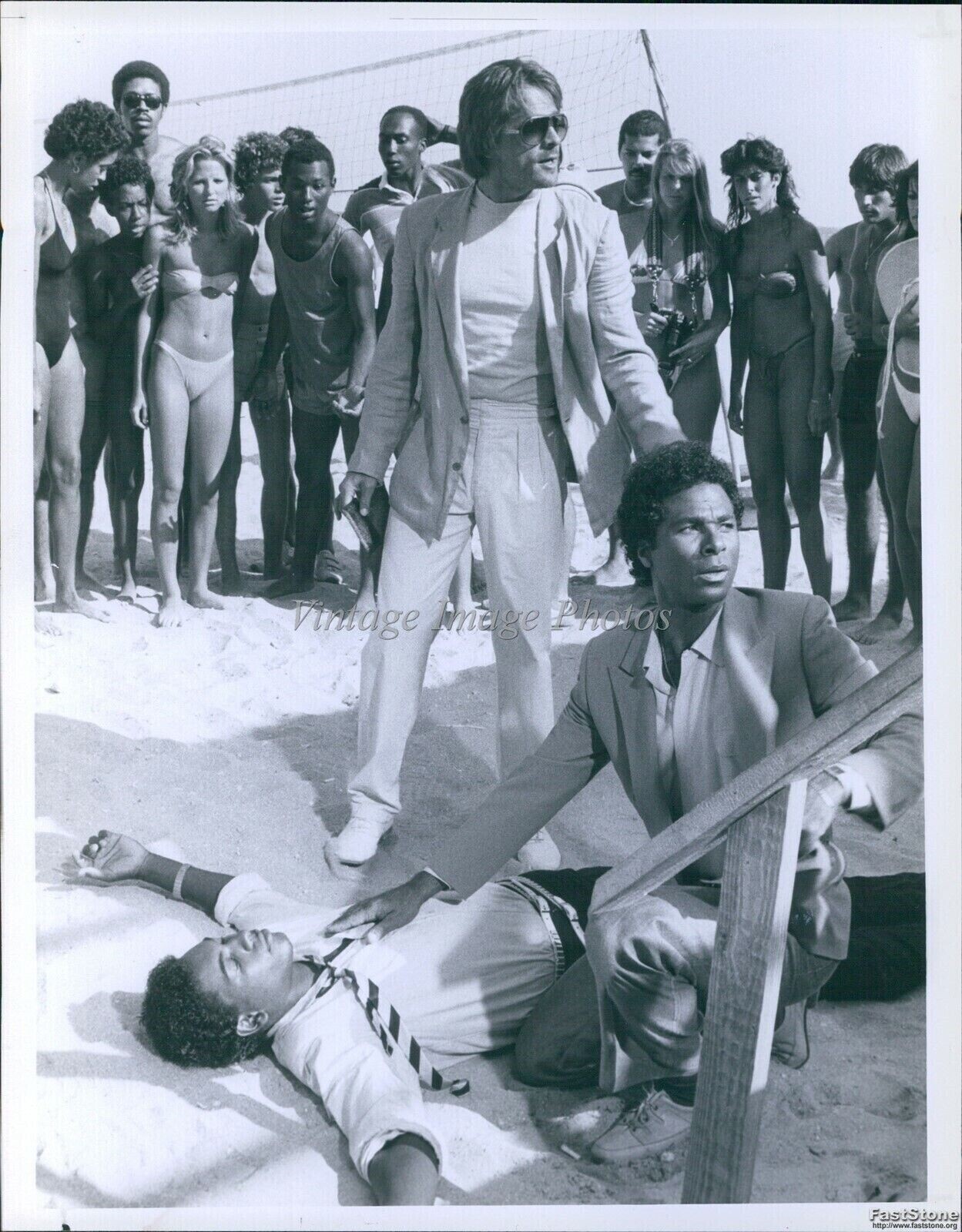 1985 Mykel T Wiliamson Don Johnson Philip Michael Thomas Television Photo 7×9