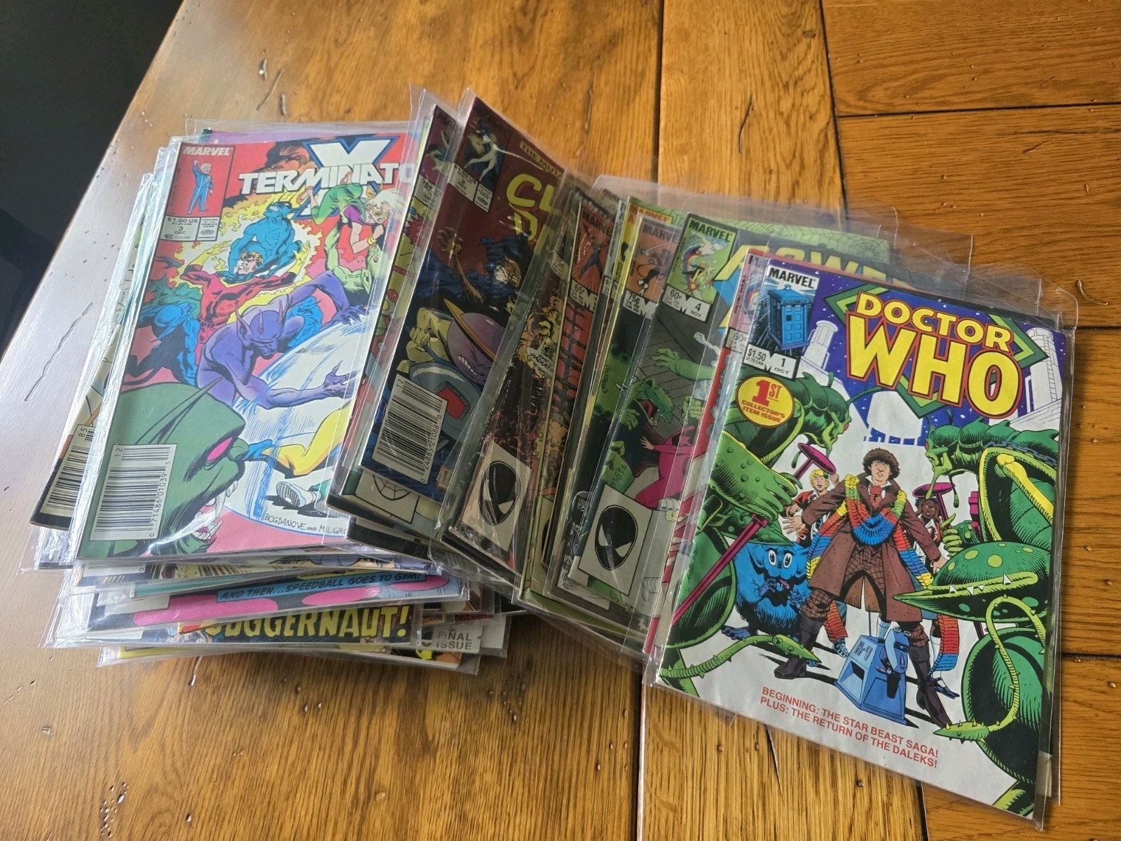 VTG Marvel Comics Lot Bundle Of 60 Mixed Titles 1984-1991 Comic Books Copper Age