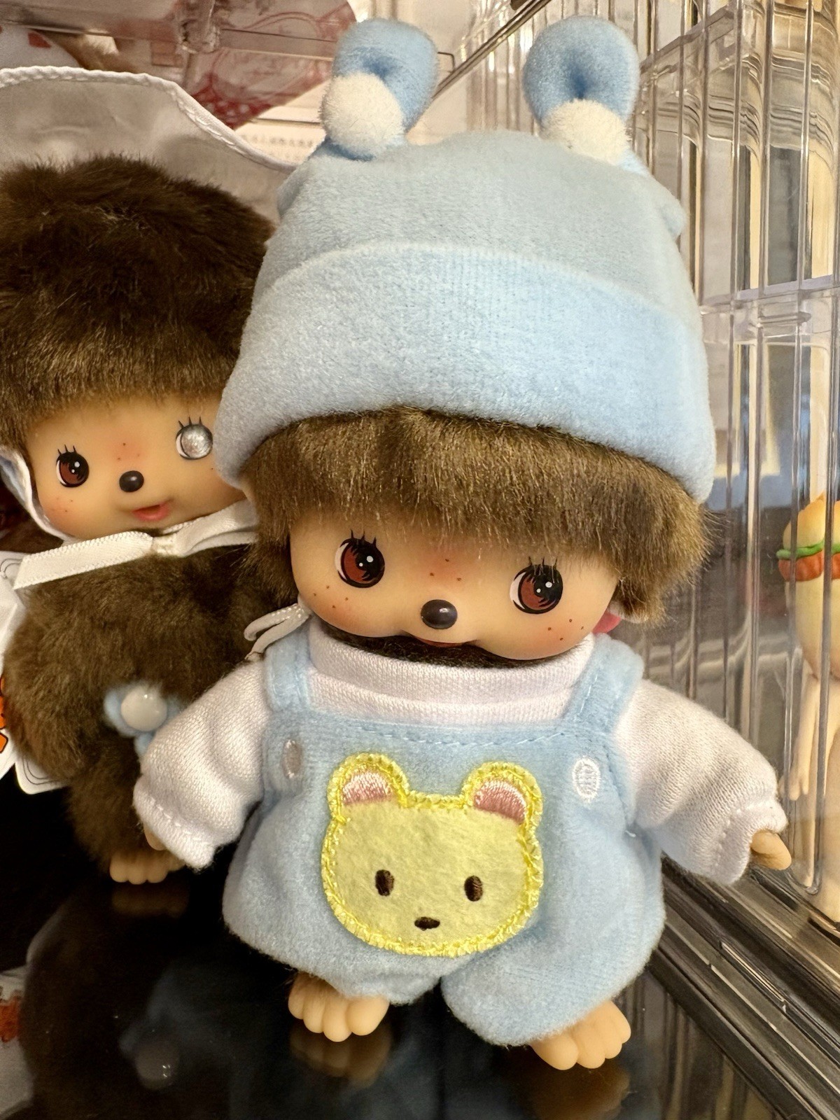 Sekiguchi Monchhichi Bebichhichi Baby Blue Boy Bunny Plush Authentic NWT