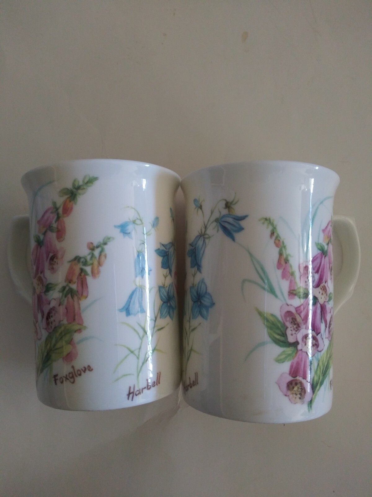 Grace Bone China Coffee Cups By Stechcol. Very Good Condition.