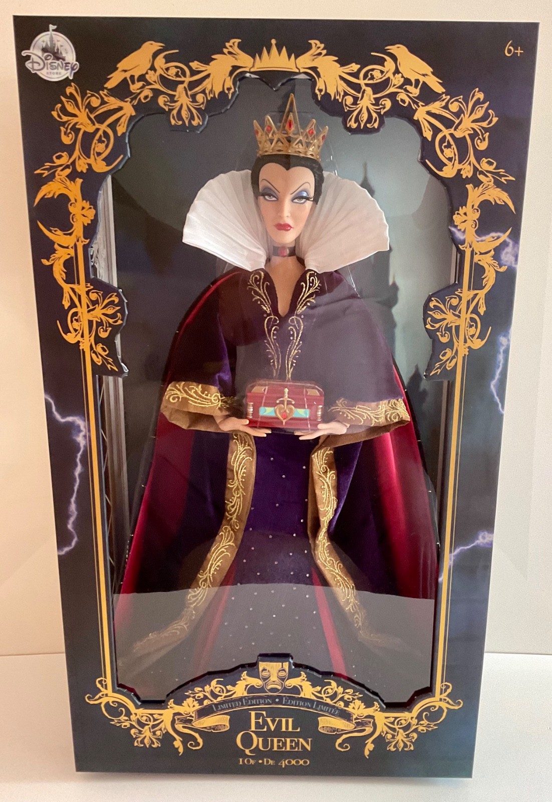 Disney EVIL QUEEN from Snow White 17” Limited Edition Collectors Doll 3036/4000