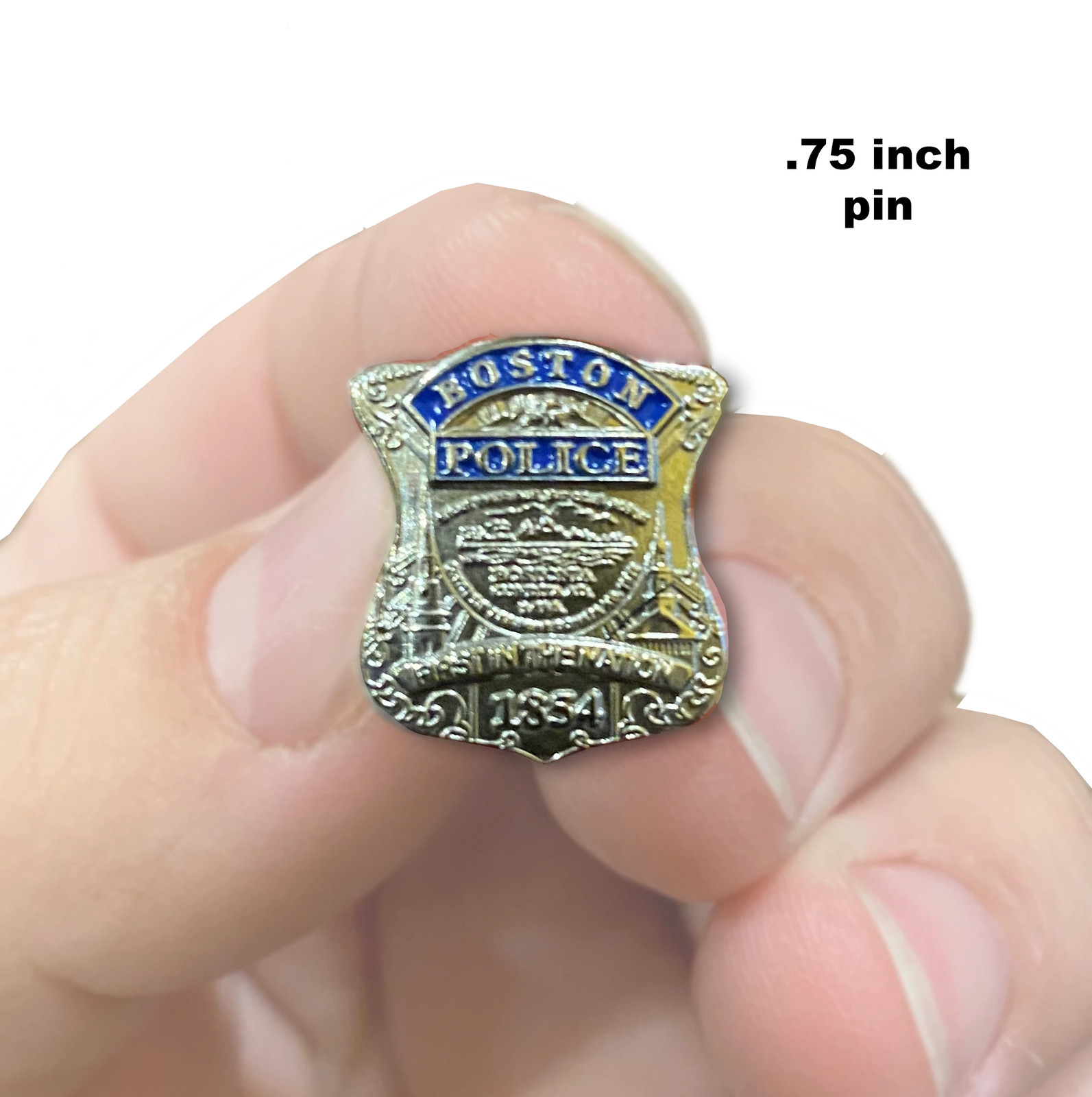 CC-018 Boston Police Officer Lapel Pin