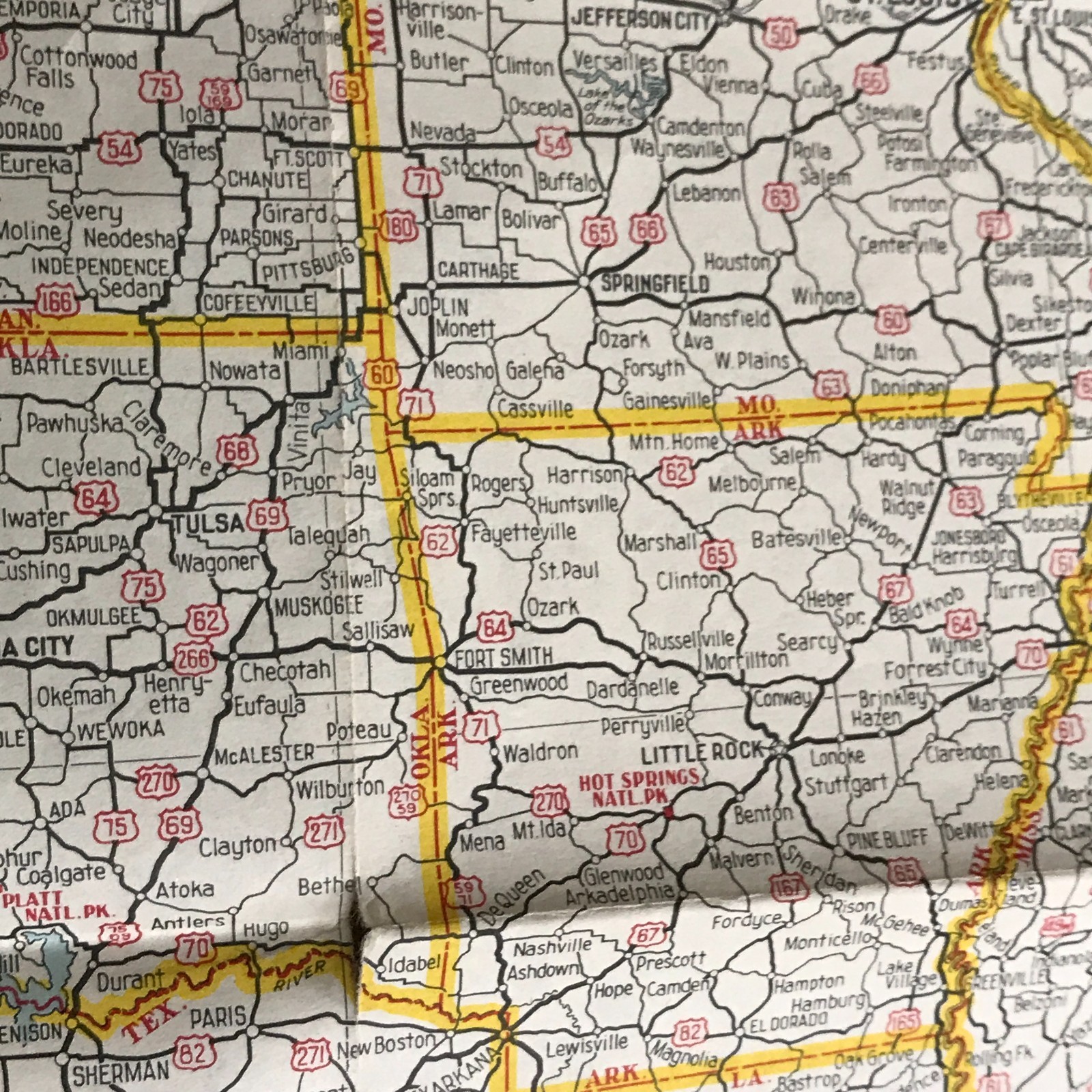 VNTG Automobile Club of Southern California United States Road Map Canada Mexico