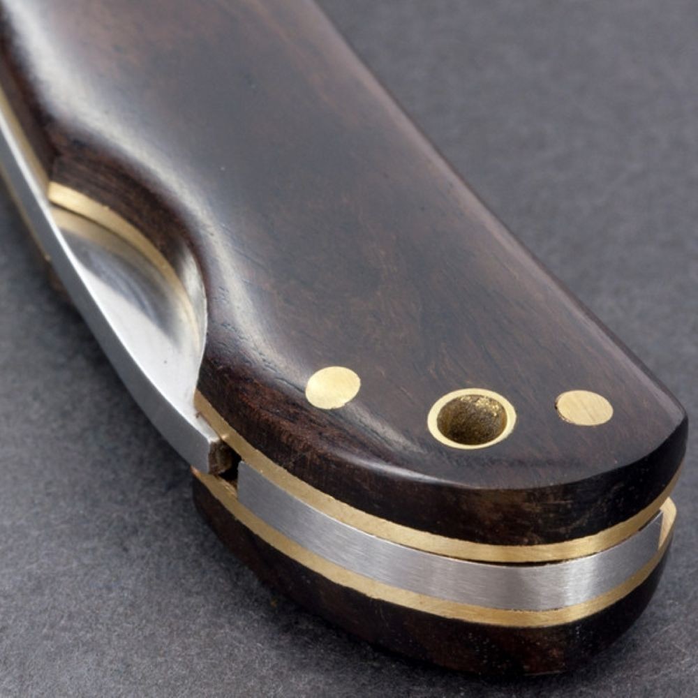Rough Rider Lockback Work Pocket Knife w/ Black Wood Handles – NEW