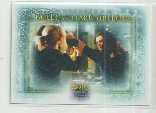 Buffy Women of Sunnydale Trading Card #89 Buffy vs Dark Willow