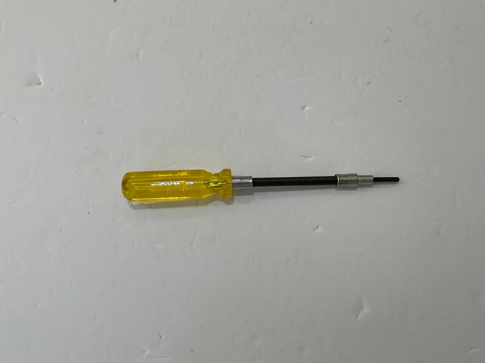 NOS JAWCO flexible shaft 1/8” driver 7 1/2” overall made in USA
