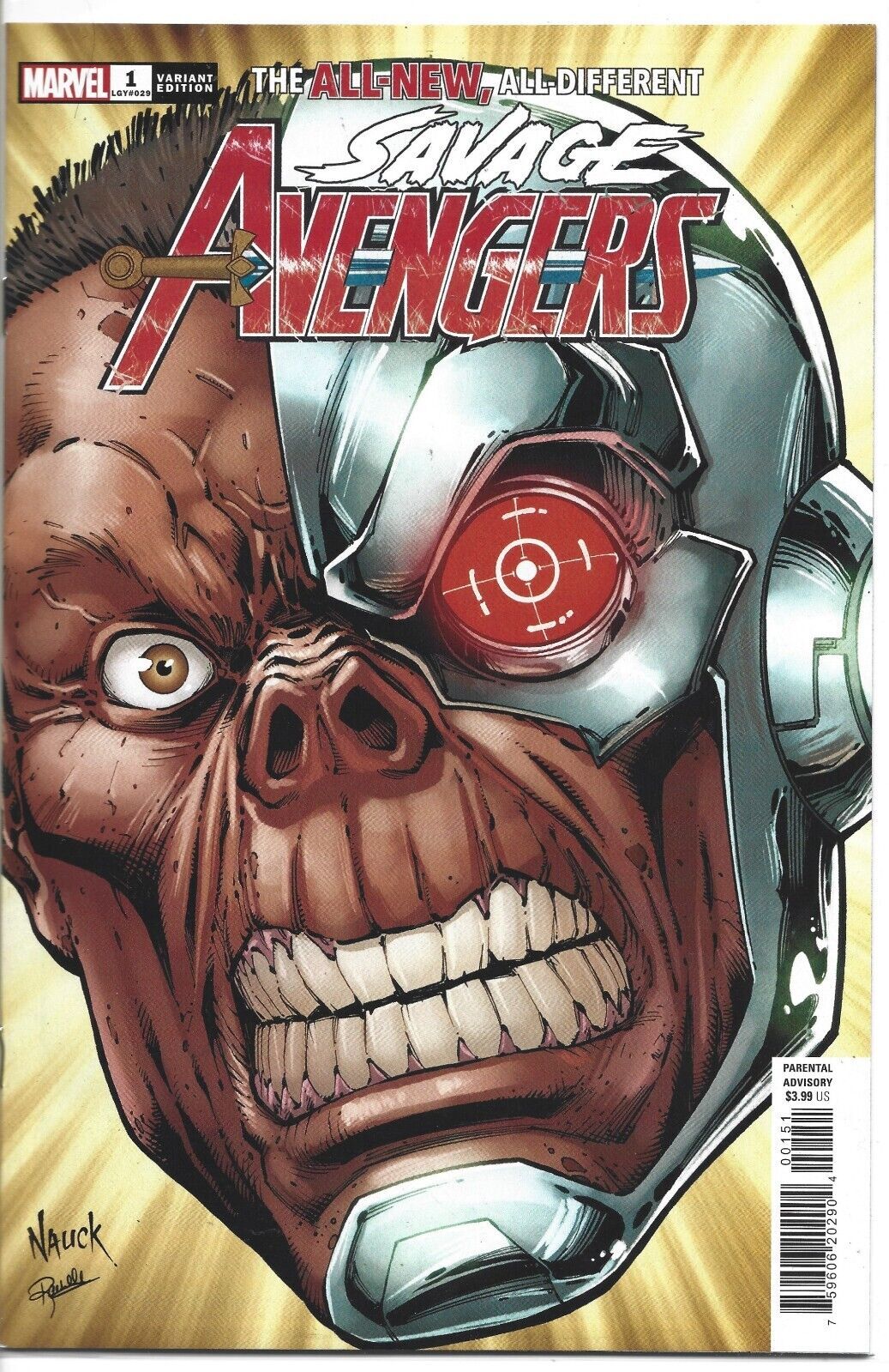 SAVAGE AVENGERS #1 NAUCK VARIANT MARVEL COMICS 2022 BAGGED AND BOARDED