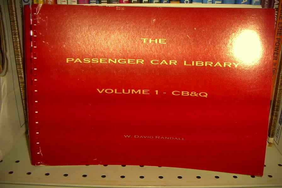WAREHOUSE SALE PASSENGER CAR LIBRARY BUDD VOL.1 CB&Q SPIRAL BD RANDALl NEW BOOK