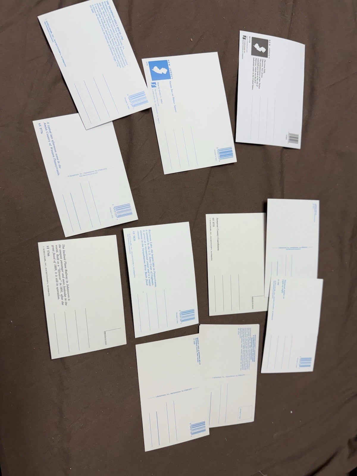 Lot of 50 Vintage Chrome Continental+ Standard Postcards Pennsyvania+ New Jersey