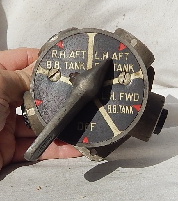 WW2 And Later US Army Bomber Bomb Bay Fuel Tank Selector Assembly, NOS