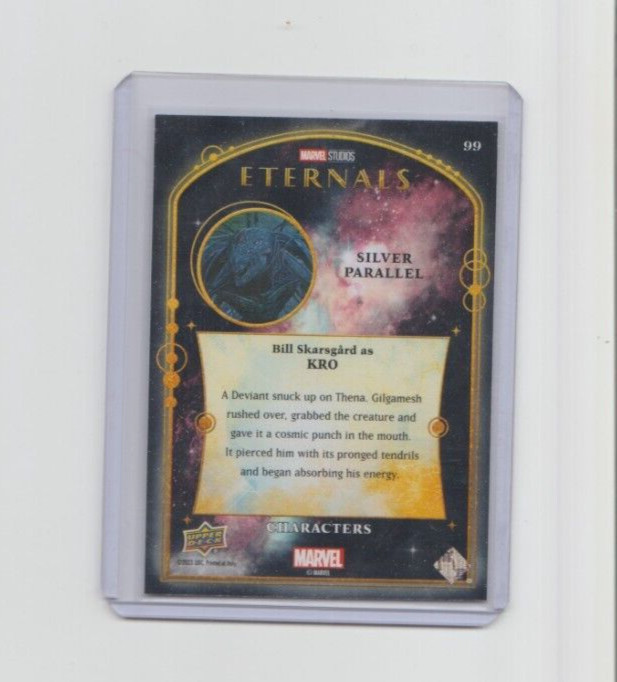 Marvel Upper Deck Eternals Silver Parallel Character Card #99 Bill Skarsgård