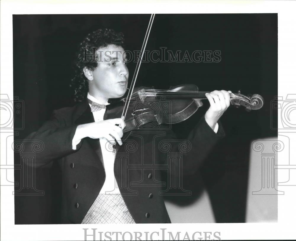 1993 Press Photo Viola performer Paul Coletti with Baton Rouge Symphony.