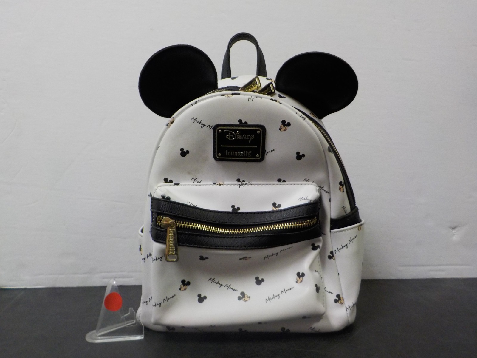 G1210 Loungefly Disney Mickey Mouse Faces Ears Mini Backpack Parks Exclusive