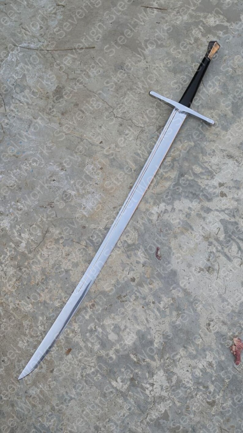 Ronin Katana Sword – Medieval Two Handed Saber – 1075 High Carbon / with strap
