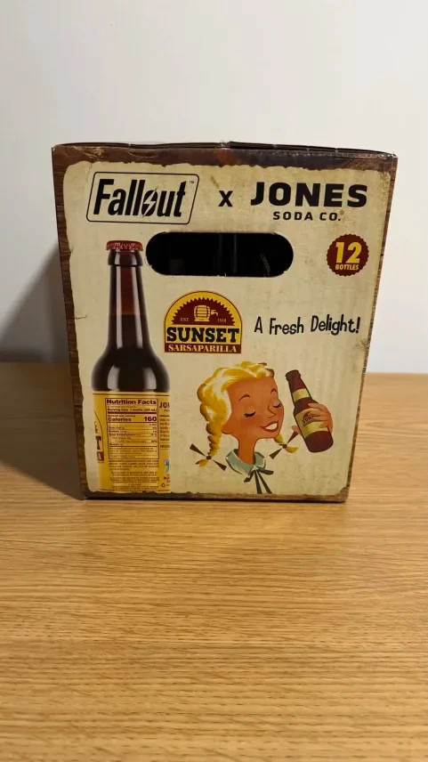 Fallout x Jones Soda Co – Sunset Sarsaparilla 12 Costco Exclusive – FAST SHIPPIN