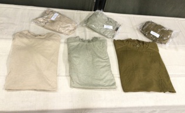 USMC by XGO FROG Base Layer Shirt, Long Sleeve, Coyote Brown and Sand Tan Colors
