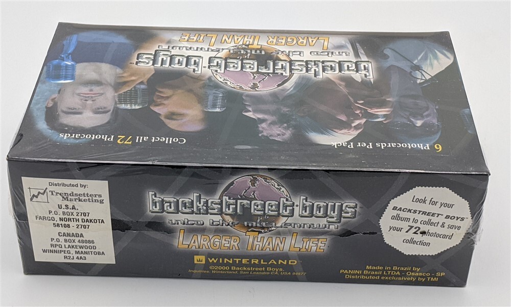 Factory Sealed Box 2000 Winterland Backstreet Boys Larger Than Life Photo Cards