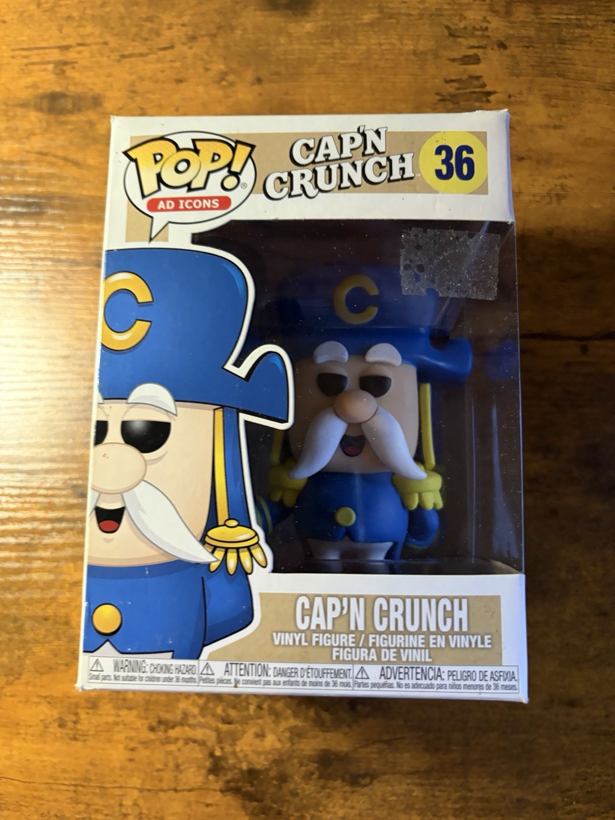Funko Pop! Ad Icons Cap’n Crunch #36 Captain Crunch Capn Crunch NOT MINT