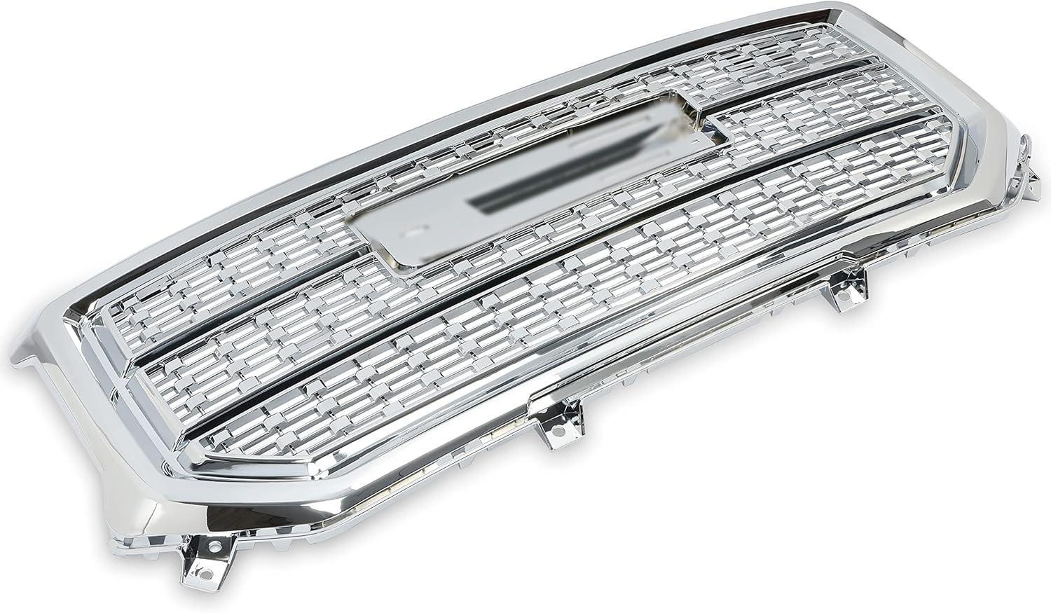 Front Upper Grille Compatible with 2016-2018 GMC Sierra 1500 Base SLE SLT Denali
