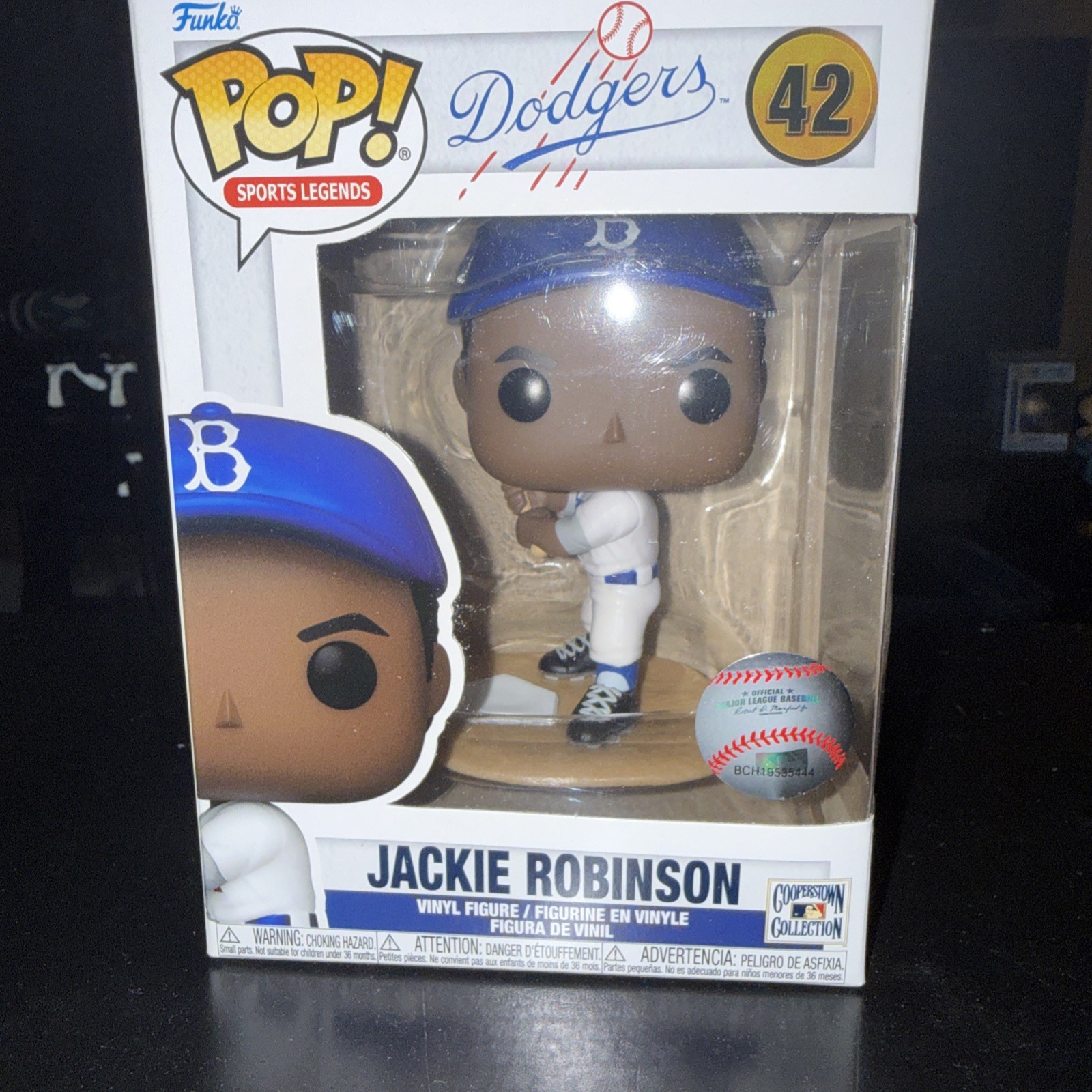 Funko Pop Sports Legends Jackie Robinson #42 Brooklyn Dodgers