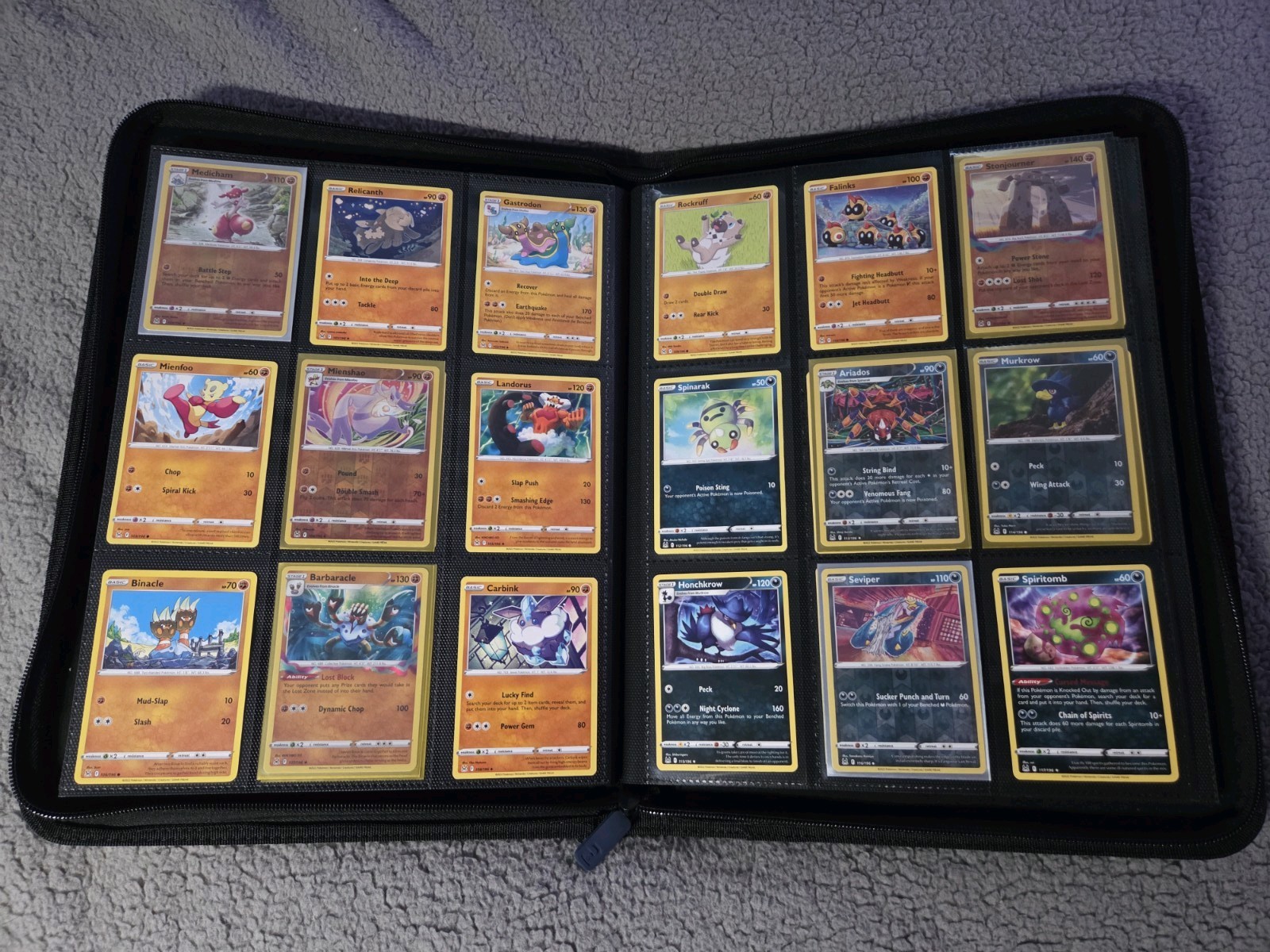Lost Origin Binder Collection (incomplete) Holo/ Reverse Holo (Binder included)