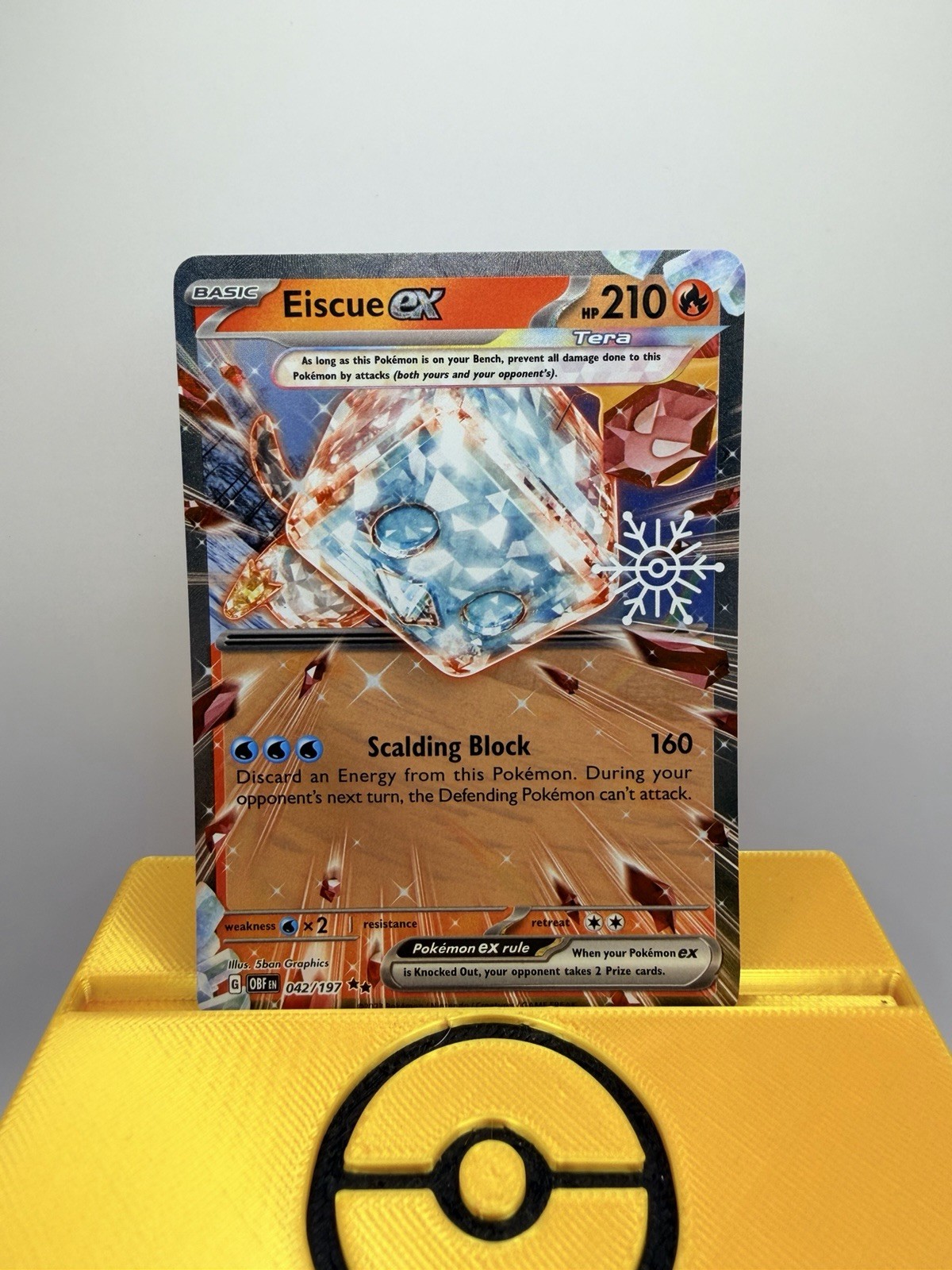 Eiscue ex 042/197 – Ultra Rare Holo – Calender Promo Pokemon Card