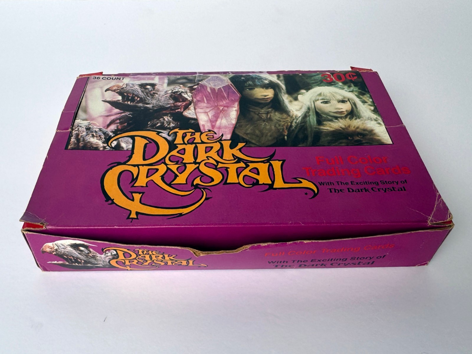VINTAGE 1982 Donruss Jim Henson THE DARK CRYSTAL Full Card Box 36 Wax Packs Rare